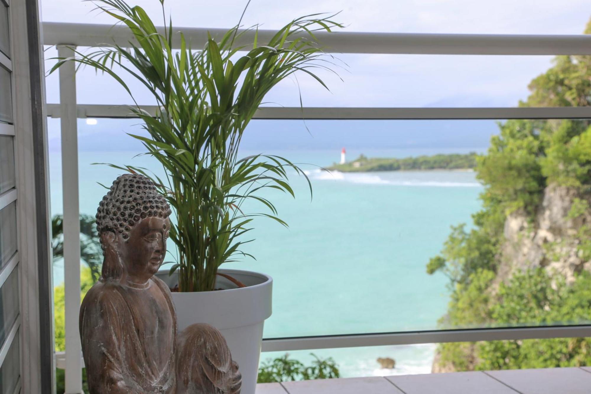 La Vue Du Phare - Appartement Neuf Avec Vue Imprenable Et Acces Crique Le Gosier  Exteriör bild